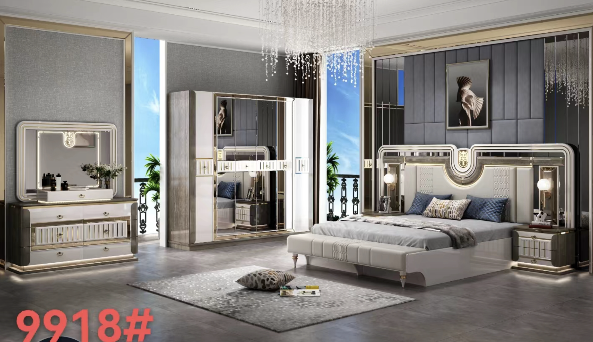 Modern Zen Bedroom Set