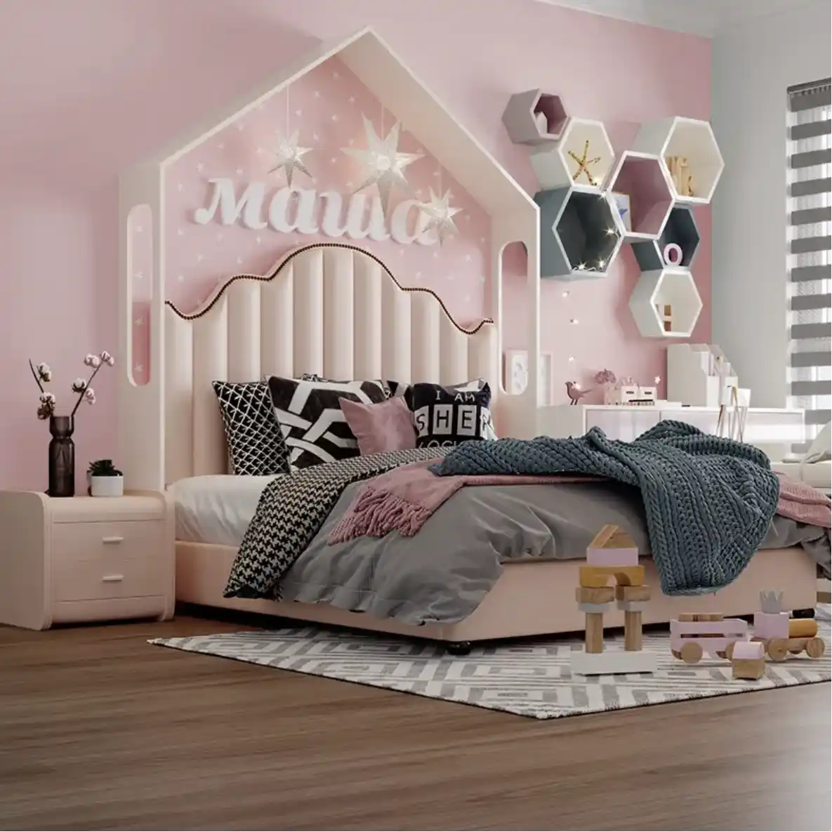 Pink Heaven Bed