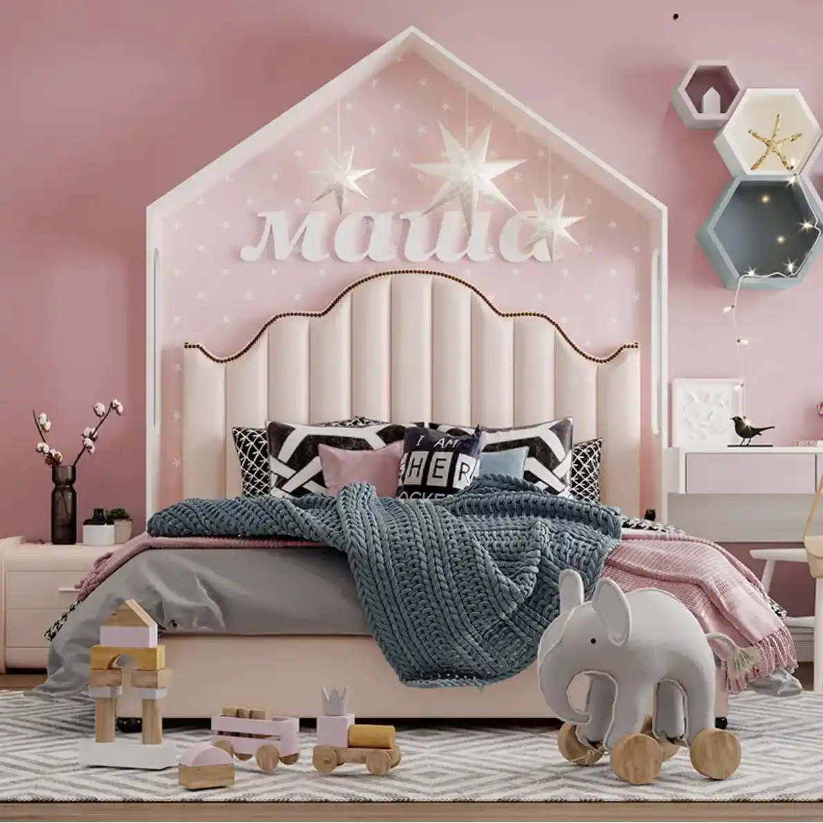 Pink Heaven Bed