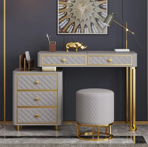 Delicate Grey Vanity Set