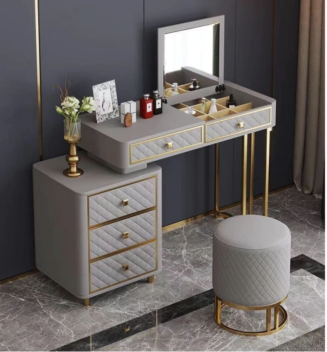 Delicate Grey Vanity Set